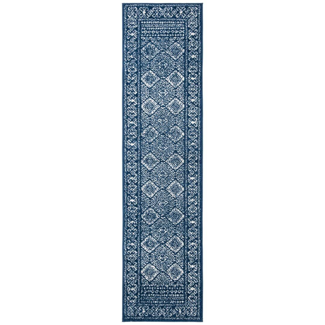 Callista Southwestern Navy/Ivory Area Rug Bungalow Rose Rug Size: Runner 2' x 15'